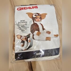 Halloween costume- gremlins gizmo outfit, size 6 - 12 months